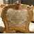 PANC159 - Salotto in legno dorato, epoca '800, misure diverse