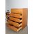 Antico mobile schedario a serrandina anni 50 faggio . 8 cassetti  restaurato . Mis  113 x 76 . h 137