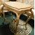 PANC159 - Salotto in legno dorato, epoca '800, misure diverse