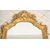 Specchiera antica Napoleone III Francese in legno dorato e intagliato. Periodo XIX secolo.