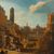 Seguace di Pieter Jans Bout (Bruxelles, tra il 1645 e il 1719), Paesaggio con figure