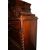Antico secretaire Biedermeier in mogano e piuma di mogano del 1800