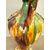 Antica brocca in maiolica primi '900, popolare, dipinta al sud Italia, h 50, l 26 cm. 