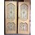 PTS884 - N. 2 porte in legno laccato, epoca '700, misure cm L 75 x H 211