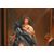 Olio su tela francese del 1700 Raffigurante Crocifissione Gesù con le Tre Marie 