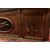 LIB159 - Farmacia in legno di noce. Epoca primi '900. Misure totali metri lineari 14,87 x H 2,90