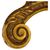 Set di 4 fregi antichi in legno - M/1763/1-2-3-4 -