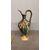 Antica brocca in maiolica primi '900, popolare, dipinta al sud Italia, h 50, l 26 cm. 