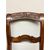 Coppia di sedie L. Filippo 1850, intagliate. Noce massello, mis h87, l46, p40 cm. 