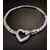 Bracciale  Tennis  con  chiusura  a  cuore  con  Diamanti 