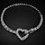 Bracciale  Tennis  con  chiusura  a  cuore  con  Diamanti 
