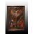 Olio su tela francese del 1700 Raffigurante Crocifissione Gesù con le Tre Marie 