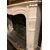 CHM880 - Camino in marmo bianco di Carrara, epoca '800, misure cm L 141 x H 107 x P 35