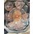 Antico servizio art Decò 1940 in vetro rosa, mis. coppa grande 13x24 cm coppe piccole 7x13
