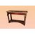 Consolle in mogano stile Impero del 1800 francese con piano in marmo