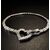 Bracciale  Tennis  con  chiusura  a  cuore  con  Diamanti 