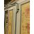 DARB238 - Boiserie laccata e dipinta, epoca '800, misure metri lineari 8,75 x H 2,45