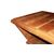 Tavolo allungabile rettangolare Decò di inizio 1900 in legno di noce