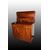 Credenza piattaia olandese di inizio 1800 stile Luigi XVI in legno di mogano e piuma di mogano