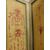DARB238 - Boiserie laccata e dipinta, epoca '800, misure metri lineari 8,75 x H 2,45