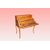 Scrittoio Luigi XV del 1800 con piano a ribalta 