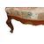 Coppia di poltrone Francesi del 1800 stile Luigi XV in legno di noce con bordi dorati