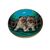 Coppia di Piatti Francesi in Ceramica Longwy | Decorati con Animali | Inizio '900