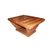 Tavolo allungabile rettangolare Decò di inizio 1900 in legno di noce