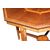 Tavolino Vittoriano ottagonale in legno di mogano con intarsi XIX secolo