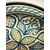 Antico piatto in maiolica dipinta, Marocco XIX sec., D 32 cm
