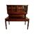 Bellissima scrivania italiana del 1800 con alzata a libreria vetrinetta