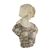 Busto di Giovane Donna in Alabastro e Marmo Bianco Italia Seconda Metà XIX Secolo