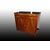 Credenza piattaia olandese di inizio 1800 stile Luigi XVI in legno di mogano e piuma di mogano