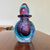 Vetro murano vaso sommerso anni 70 Flavio Poli  . H 17 Porta profumo .