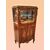 Elegante vetrina francese del 1800 stile Luigi XV in palissandro