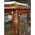 Elegante vetrina francese del 1800 stile Luigi XV in palissandro