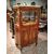 Elegante vetrina francese del 1800 stile Luigi XV in palissandro