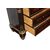 Secretaire francese stile Napoleone III in legno di ebano riccamente intarsiato