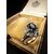 Anello  in  Platino  con  Zaffiro  e  Diamanti