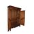 Armadio Provenzale Francese di fine 1700 2 ante riccamente intagliate in legno di rovere