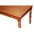 Tavolo rettangolare fisso francese rustico stile 600 in legno di ciliegio con 4 gambe