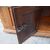 CREDENZA RUSTICA  IN NOCE A TRE PORTE DA MONTAGNA EPOCA 700 SAVOIA    L209xP47xH209
