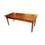 Tavolo rettangolare fisso francese rustico stile 600 in legno di ciliegio con 4 gambe