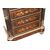 Secretaire francese stile Napoleone III in legno di ebano riccamente intarsiato