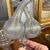 Vaso Ampolla gemina in vetro Murano Venezia 1780 .  dipinta . Mis h 23 l 13
