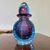 Vetro murano vaso sommerso anni 70 Flavio Poli  . H 17 Porta profumo .