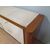 CREDENZA ART DECO ANNI 1930-40 IN NOCE E PERGAMENA NELLO STILE DI OSVALDO BORSANI