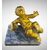 GIOVANE BACCO EBBRO - SCULTURA IN BRONZO DORATO 