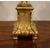 Tris composto da orologio e 2 candelabri a 5 fiamme in bronzo dorato francese del 1800