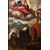Madonna con Bambino, San Giacomo e il donatore, Ippolito Scarsella, detto Lo Scarsellino (Ferrara 1550 - 1620) bottega